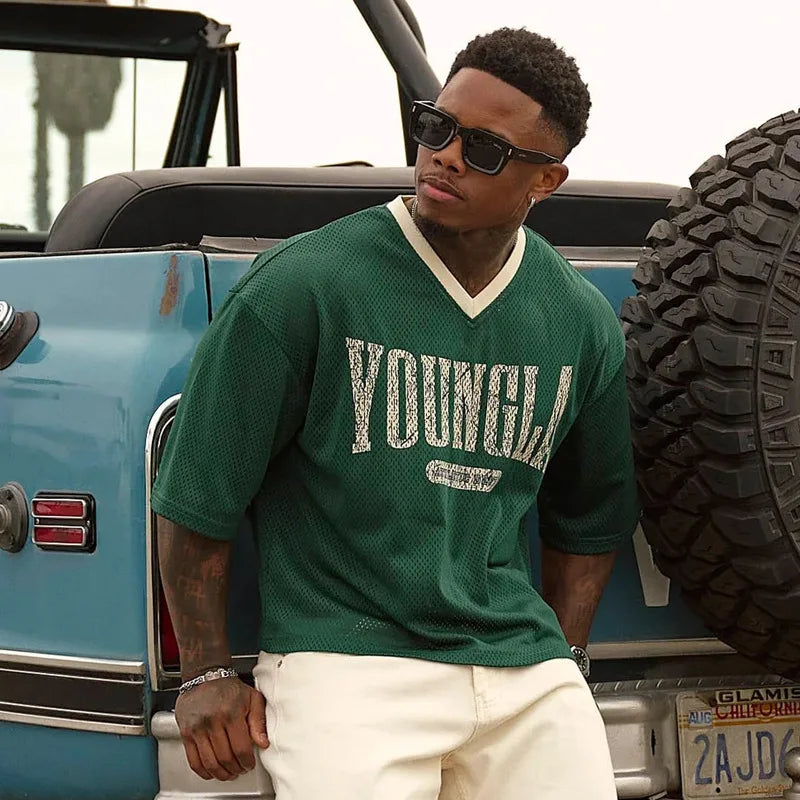 T-shirts Men Summer New Sports Men T-shirts Leisure Round Neck Fashion Loose And Comfortable Clothing Gym Running Shirts man